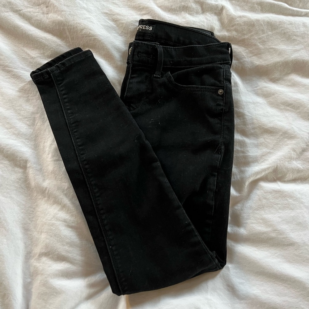 Black Express Jeggings Size 2 Short (2S)